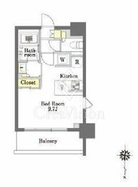 プライムメゾン森下 707 間取り図