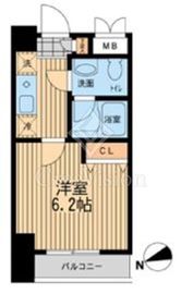 ライブコート大鳥居 107 間取り図