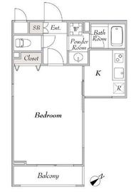 ミリアレジデンス桜新町 1階 間取り図