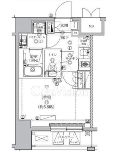 ル・サレーヴ 304 間取り図