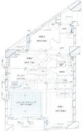 ジェイパーク御苑内藤町 2階 間取り図