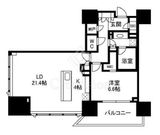 グランドヒルズ恵比寿 13階 間取り図