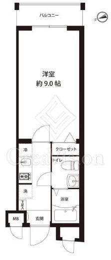 レオーネ馬込 212 間取り図