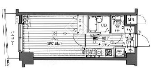 ガラ・ステージ神田神保町 4階 間取り図