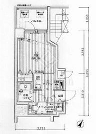 グランフォース九段 10階 間取り図