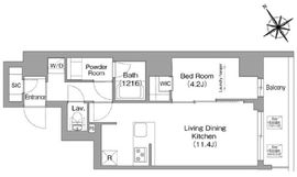 コンフォリア・リヴ上野 1001 間取り図