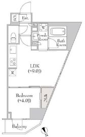 ルミーク関内Ⅱ 901 間取り図