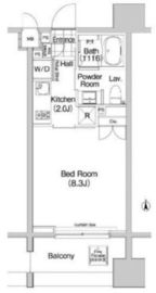 コンフォリア森下 1204 間取り図