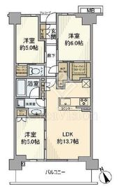 シティテラス横濱綱島ガーデンズ 4階 間取り図
