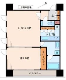 リリファ横濱山下町 7階 間取り図
