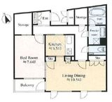 ガーデンコート代沢 203 間取り図