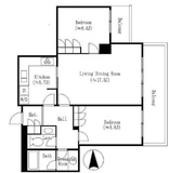 駒沢ガーデンハウス 3F4 間取り図