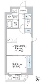N-flats横浜関内Ⅱ (エヌフラッツ横浜関内Ⅱ) 303 間取り図