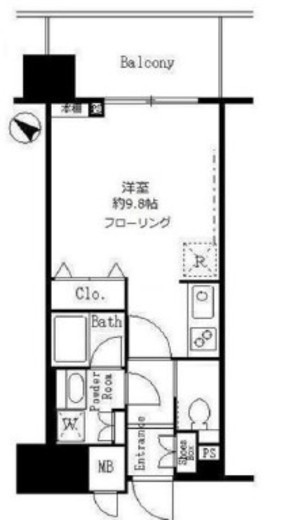 サンクレール荒川ブランガーデン 1612 間取り図