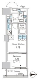 パークアクシス品川天王洲アイル 219 間取り図