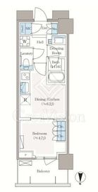 パークシティ中野ザタワーエアーズ 22階 間取り図