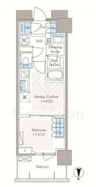 パークシティ中野ザタワーエアーズ 22階 間取り図