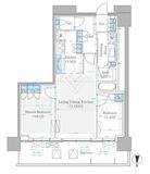 パークシティ中野ザタワーエアーズ 13階 間取り図