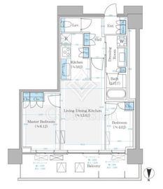 パークシティ中野ザタワーエアーズ 13階 間取り図