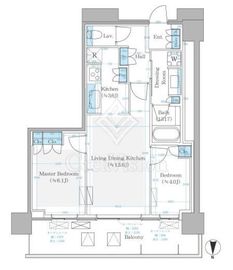パークシティ中野ザタワーエアーズ 22階 間取り図