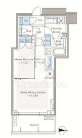 パークシティ中野ザタワーブリーズ 18階 間取り図
