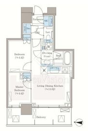 パークシティ中野ザタワーブリーズ 15階 間取り図