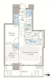 パークシティ中野ザタワーブリーズ 16階 間取り図