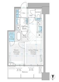 パークシティ中野ザタワーブリーズ 7階 間取り図