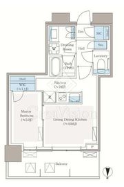 パークシティ中野ザタワーブリーズ 10階 間取り図