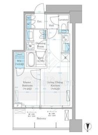 パークシティ中野ザタワーブリーズ 10階 間取り図