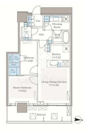 パークシティ中野ザタワーブリーズ 11階 間取り図
