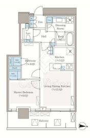 パークシティ中野ザタワーブリーズ 7階 間取り図
