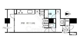 オーベル代々木公園 4階 間取り図