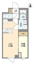 ウェルスクエア中野坂上Ⅱ 304 間取り図