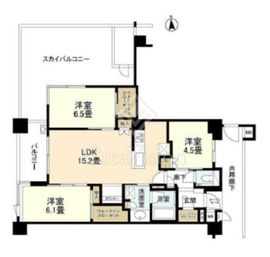ブリリア品川大井町 4階 間取り図