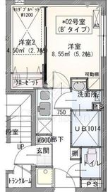 ラヴィエール秋葉原 302 間取り図