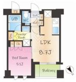 ブランシエラ東京三ノ輪 2階 間取り図