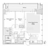 東京ガーデンテラス紀尾井町 住宅棟 7階 間取り図