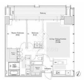 東京ガーデンテラス紀尾井町 住宅棟 7階 間取り図