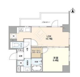 アリュージュ両国 701 間取り図