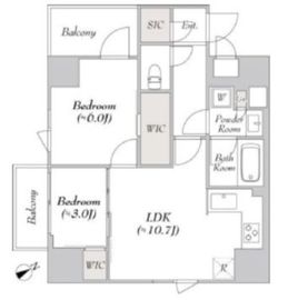 LUMIEC SANGENJAYA (ルミーク三軒茶屋) 703 間取り図