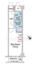 コンフォリアたまプラーザ 205 間取り図