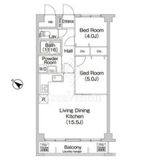 コンフォリアたまプラーザ 408 間取り図