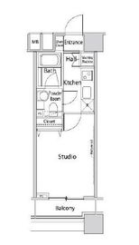 ファーストリアルタワー新宿 510 間取り図
