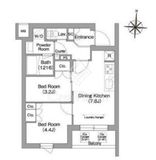 コンフォリア・リヴ南品川 427 間取り図