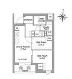 コンフォリア・リヴ南品川 428 間取り図