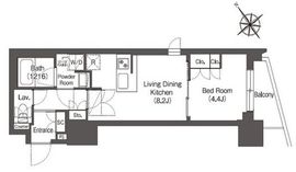コンフォリア東大井Ⅰ 1104 間取り図