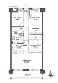 コンフォリア高島平 1-205 間取り図