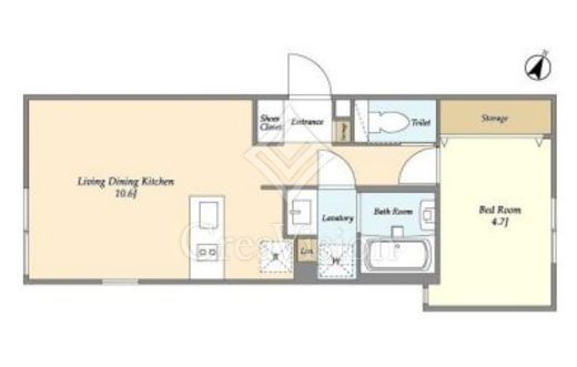 シェモア白金高輪 303 間取り図