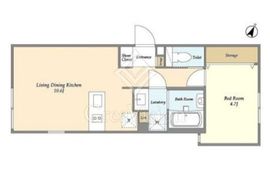 シェモア白金高輪 303 間取り図